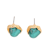 Modern Sculpted Stud Earrings